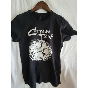 cocteau Twins band t shirt Ladies Small Black